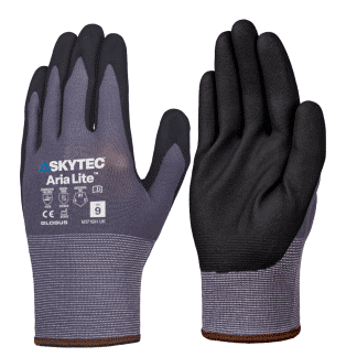 SKYTEC Aria Lite Lightweight Nitrile Coated Safety Work Gloves